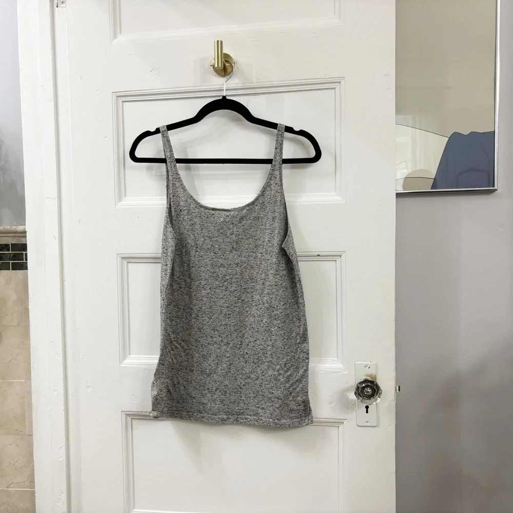 H&M Marled Gray Women's Tank Top - Sz Small - Picture 11 of 11